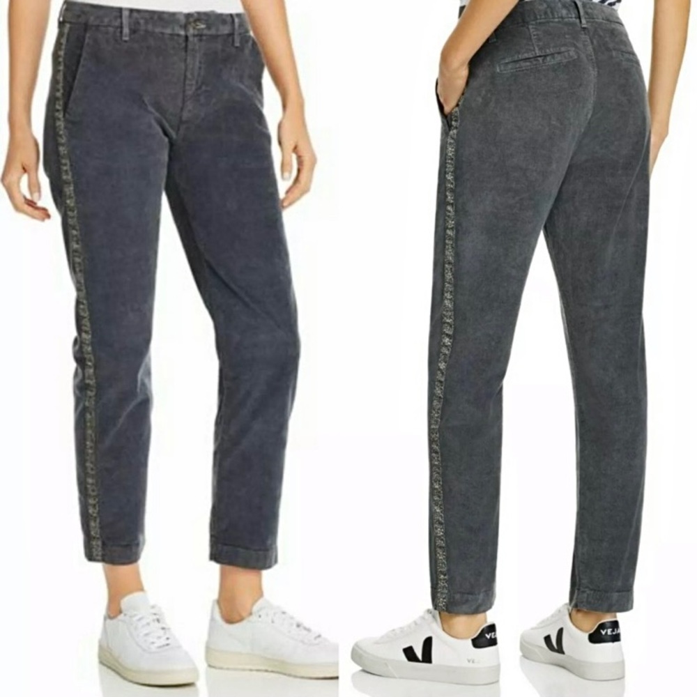 Sundry Corduroy Side Stripe Chino Pant Leopard